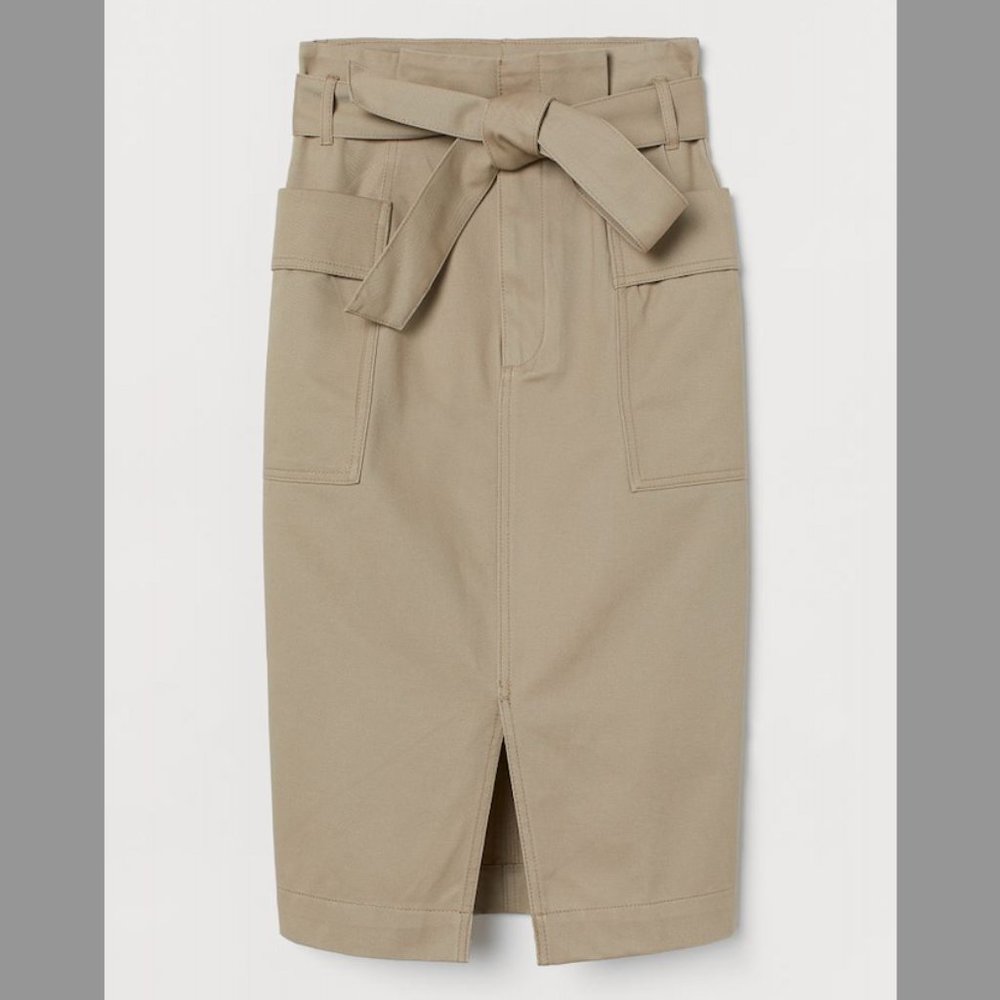 DONATING SOON H&M Paper-bag Skirt